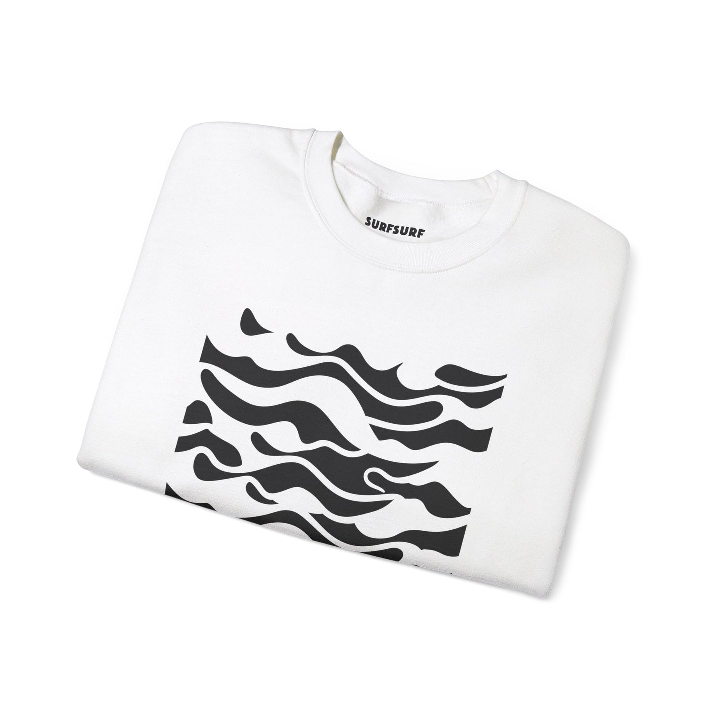 Wave Lines Crewneck Sweatshirt