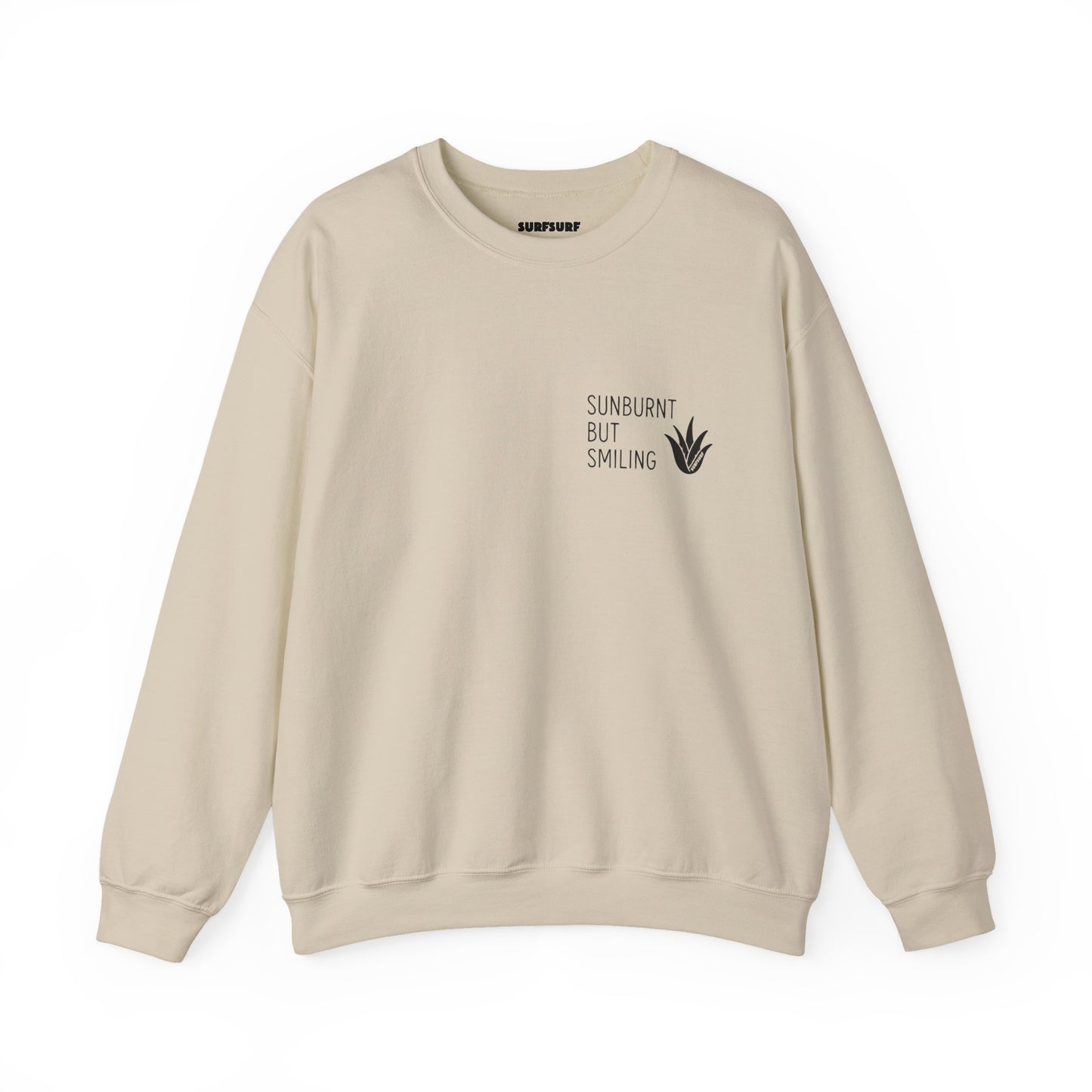Sunburnt But Smiling Crewneck Sweatshirt