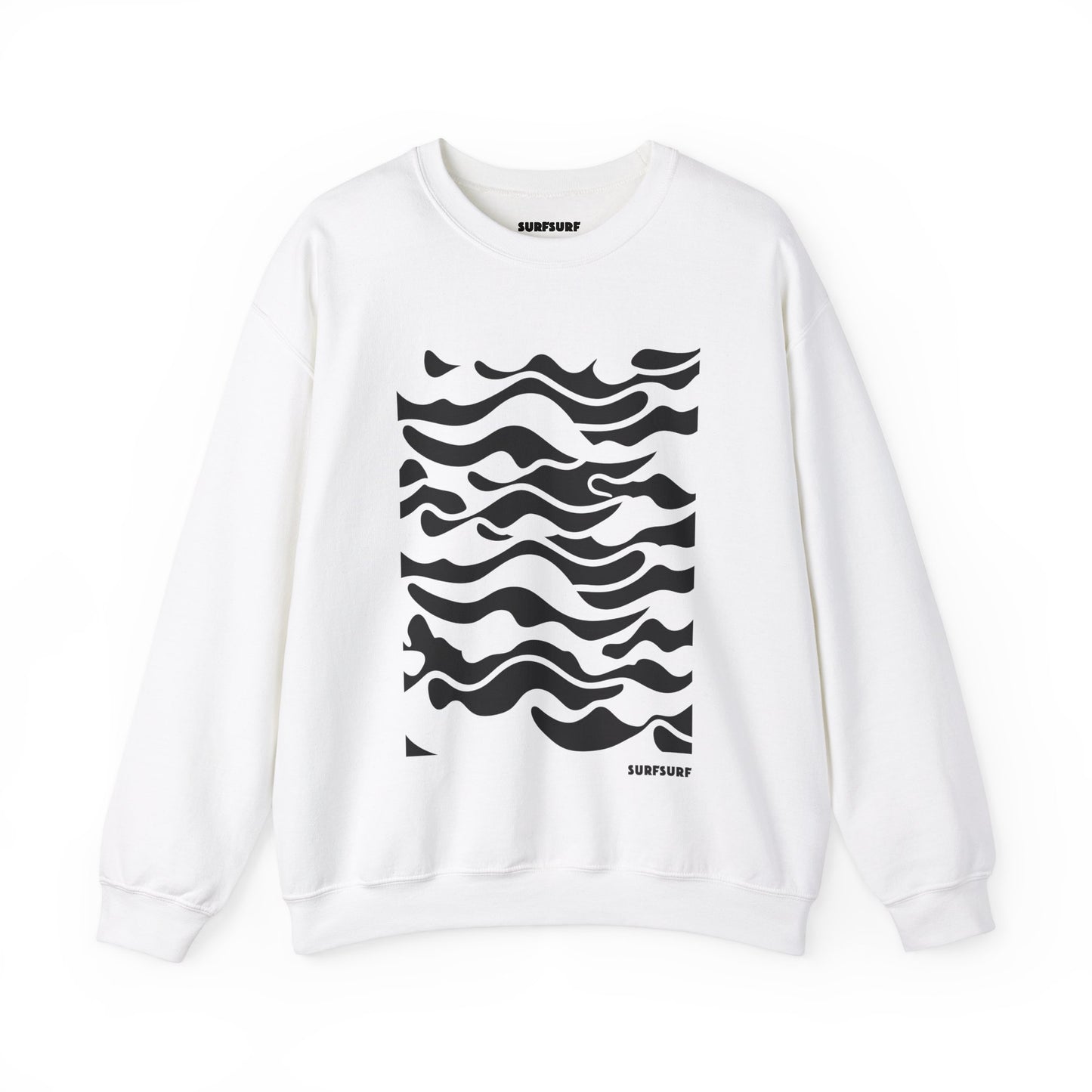 Wave Lines Crewneck Sweatshirt