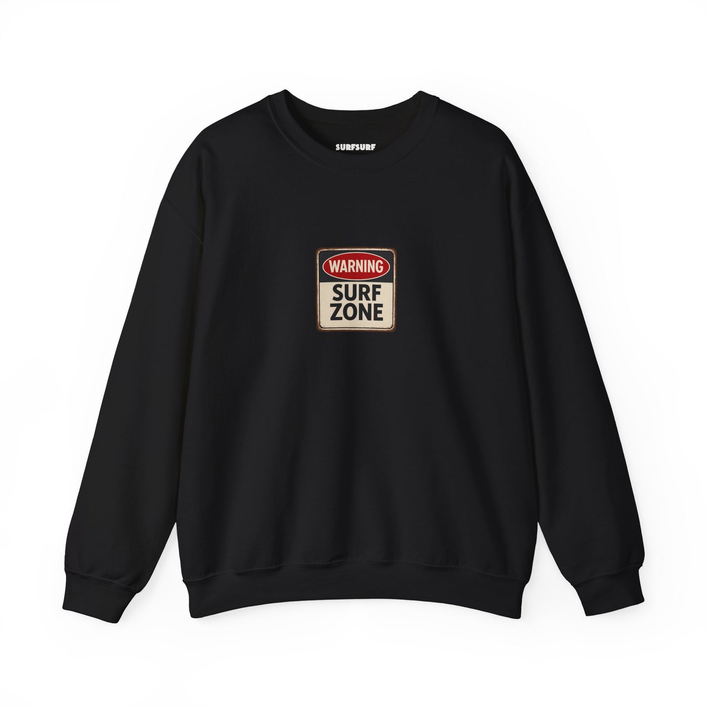 Surf Zone Warning Crewneck Sweatshirt