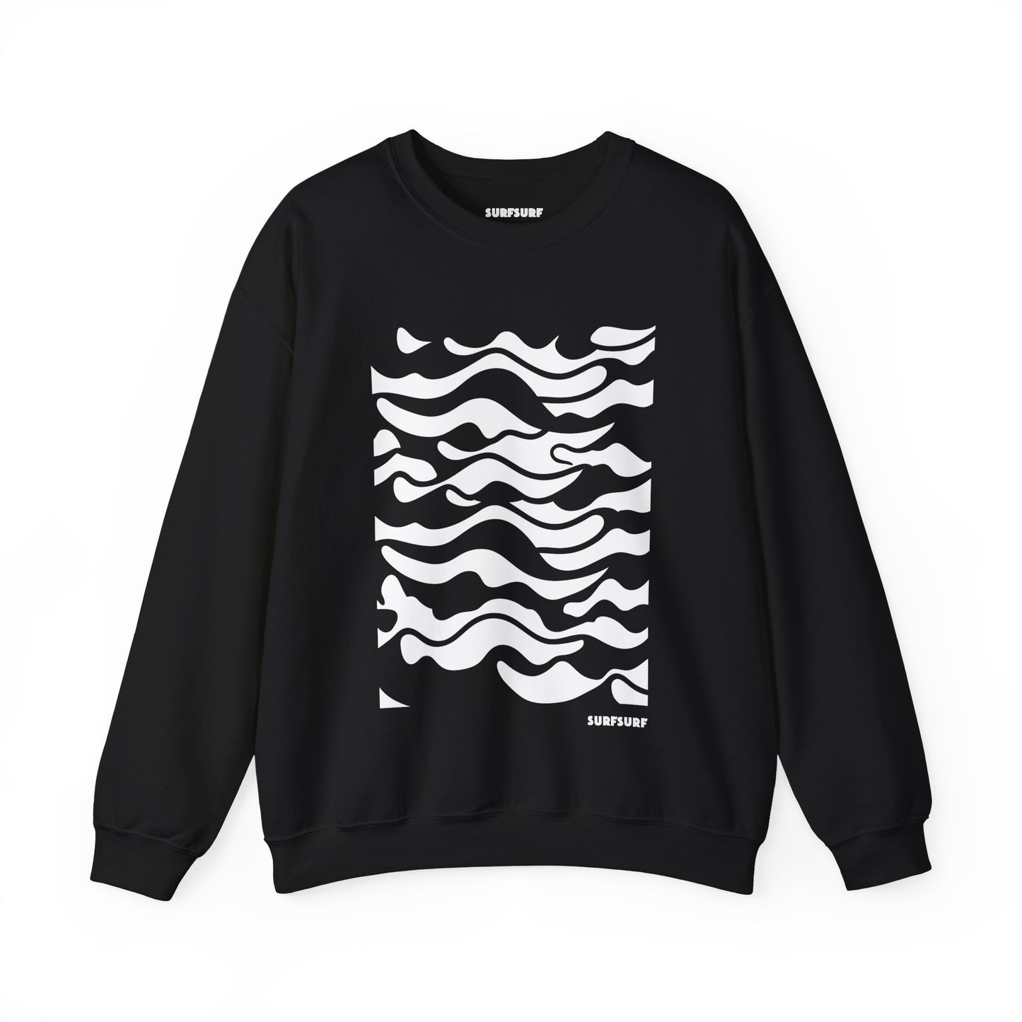Wave Lines Crewneck Sweatshirt