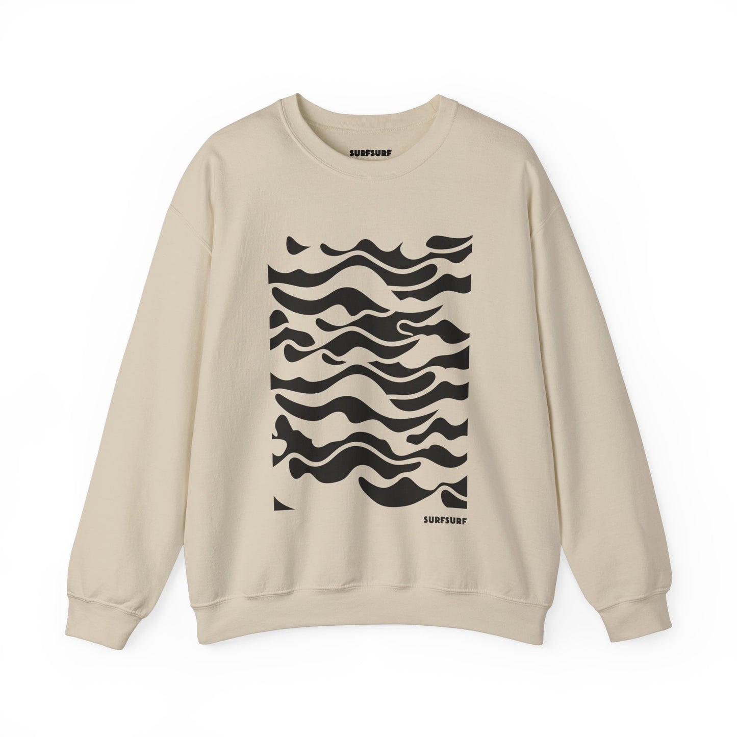 Wave Lines Crewneck Sweatshirt