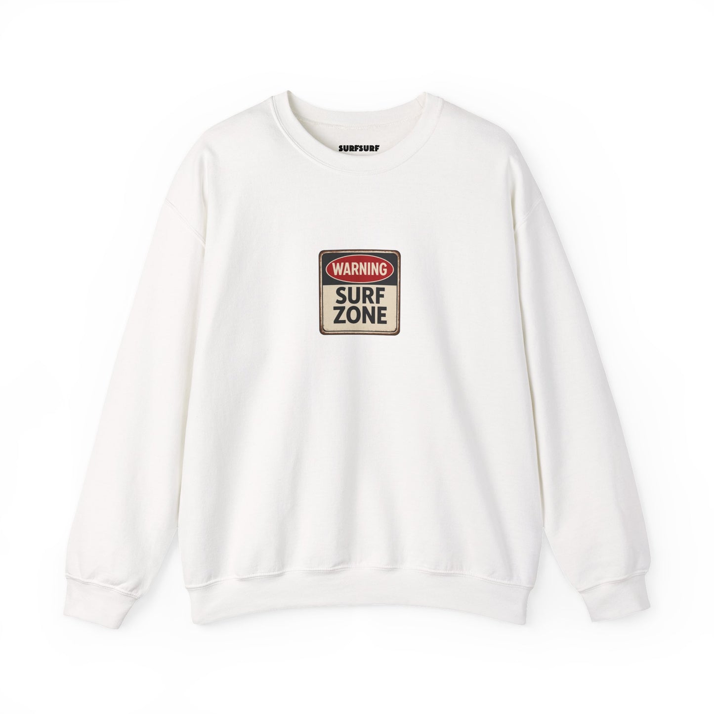 Surf Zone Warning Crewneck Sweatshirt