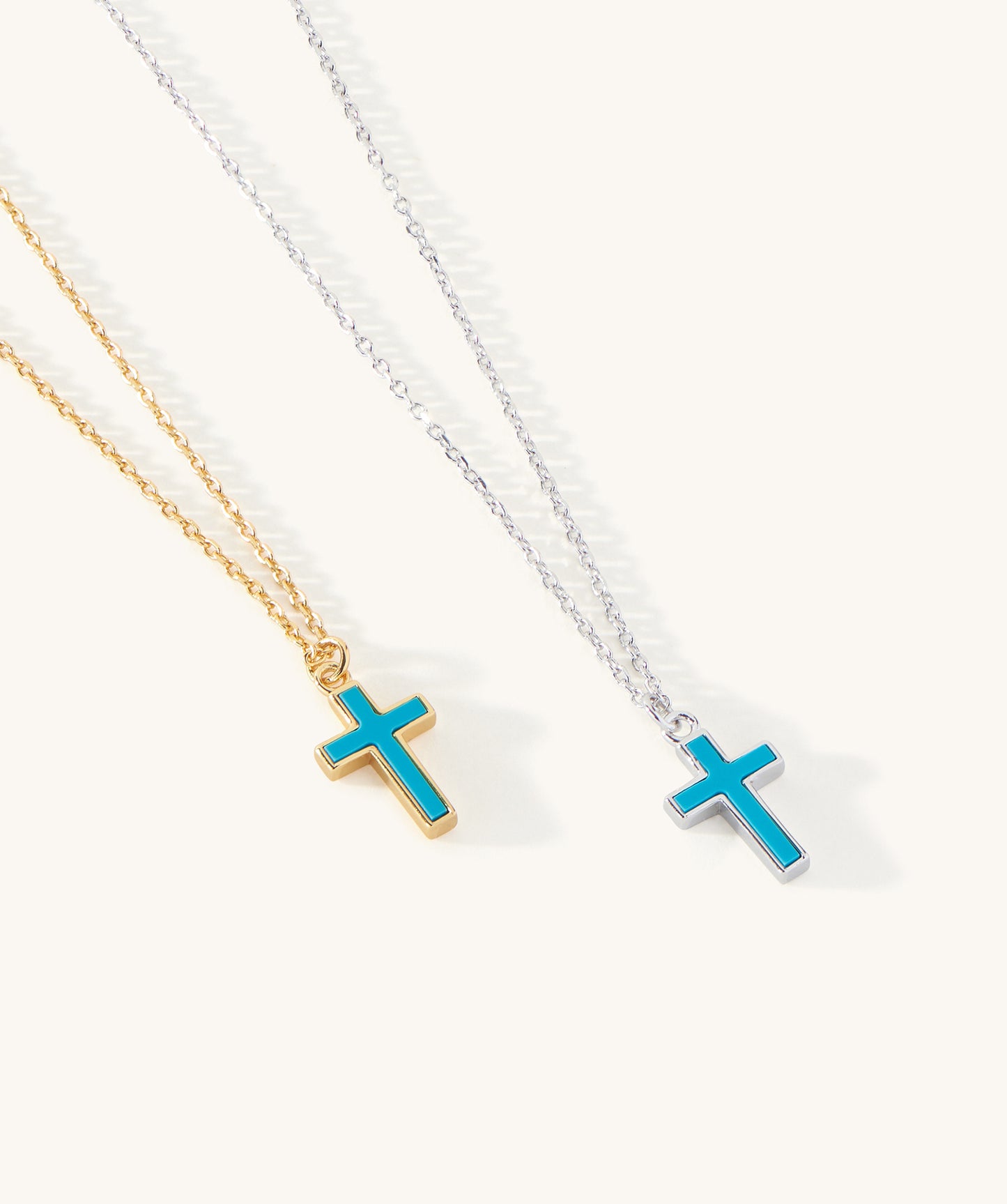 Piha Turquoise Cross Necklace