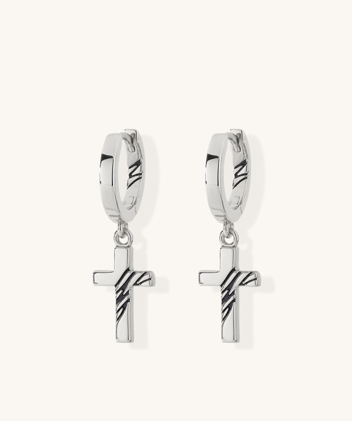 Tortuga Dangle Cross Earrings