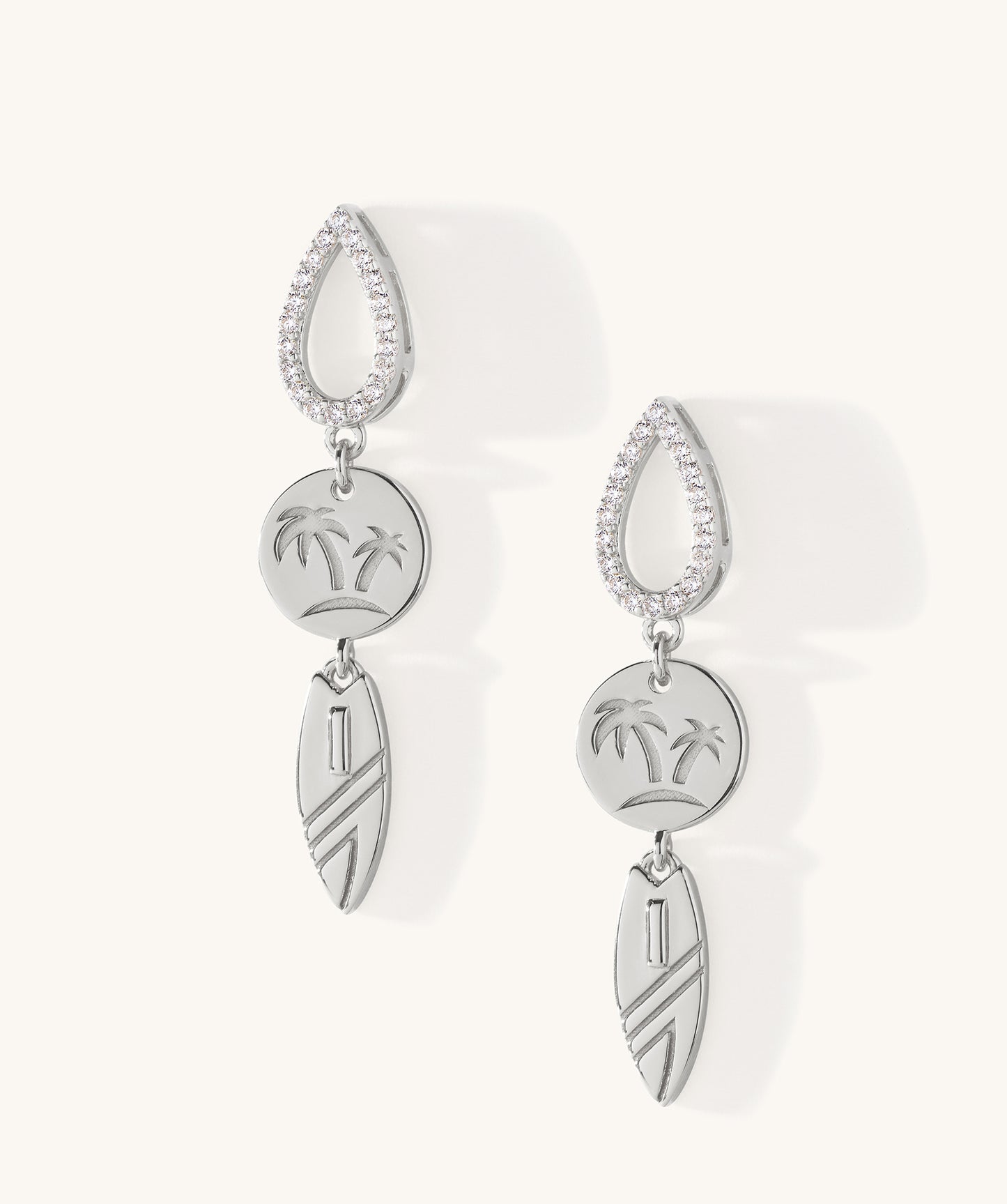 Ponta Preta Dangle Earrings