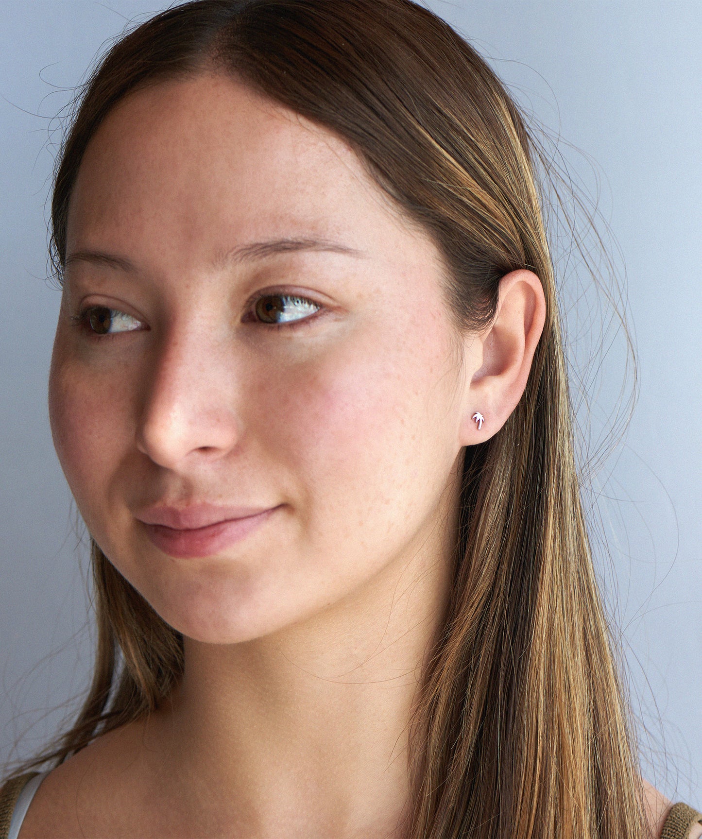 Wakiki Palm Tree Stud Earrings