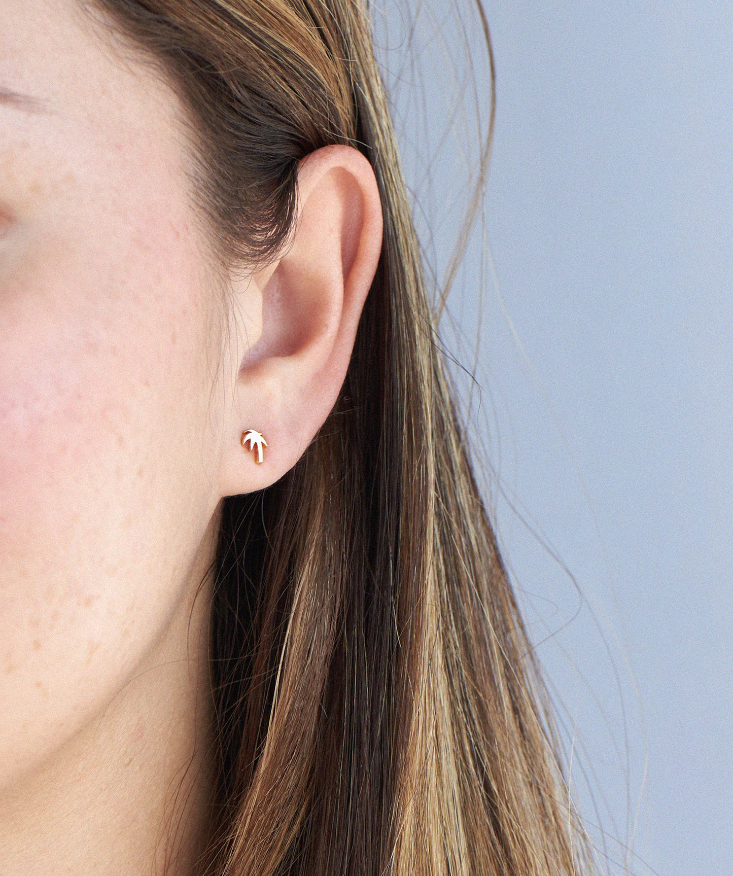 Wakiki Palm Tree Stud Earrings