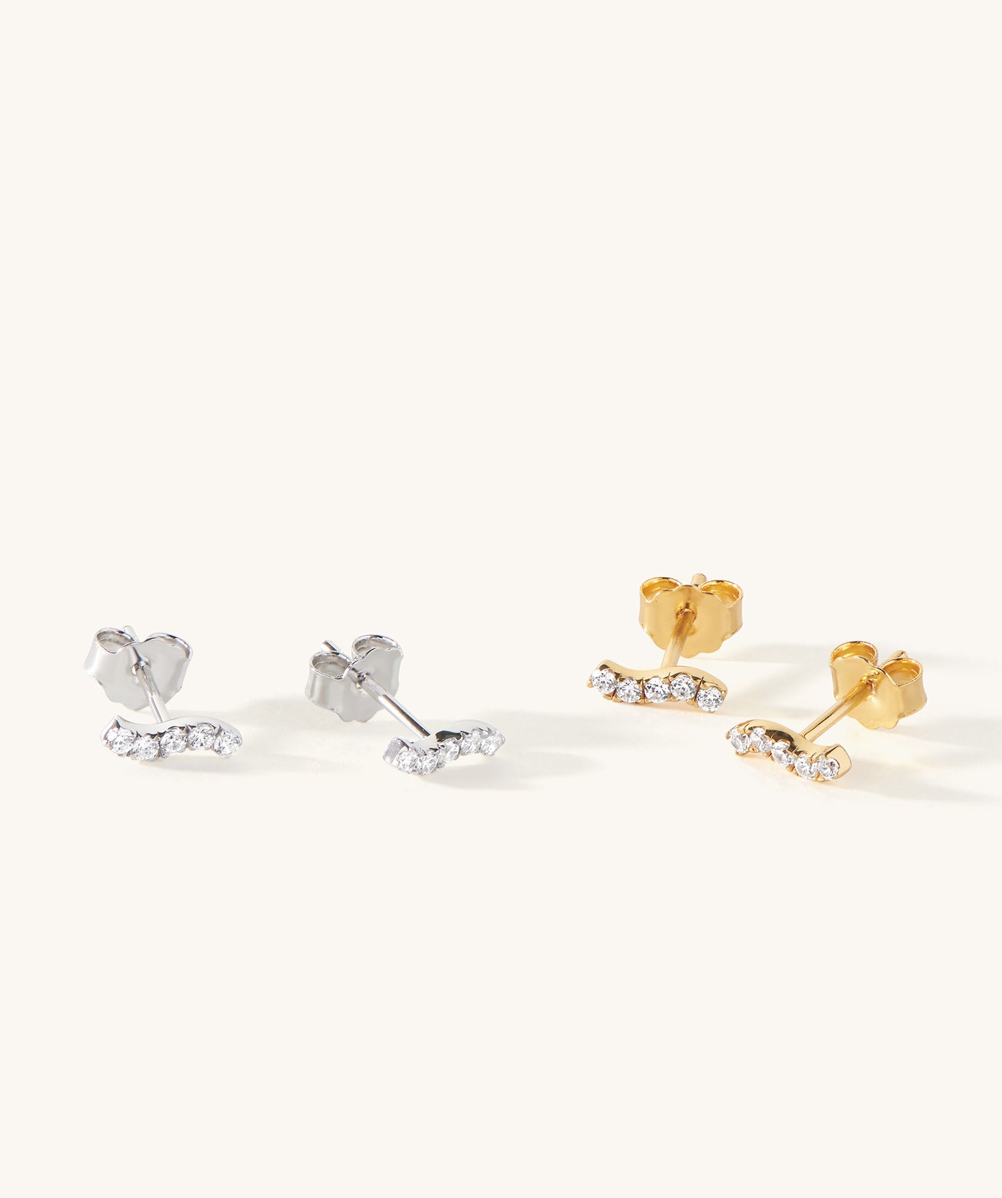 Paraiso Wave Stud Earrings