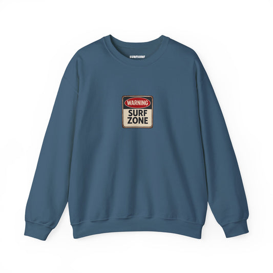 Surf Zone Warning Crewneck Sweatshirt