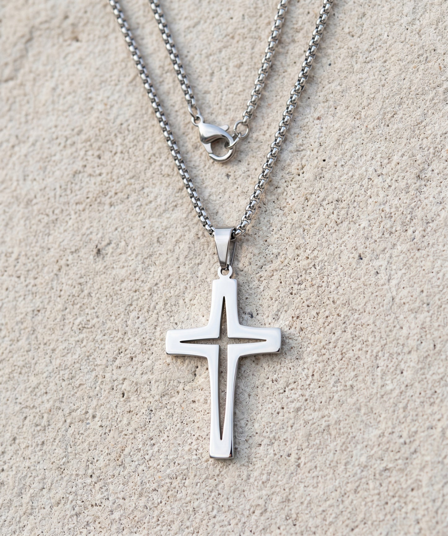 Spanish Point Cross Necklace