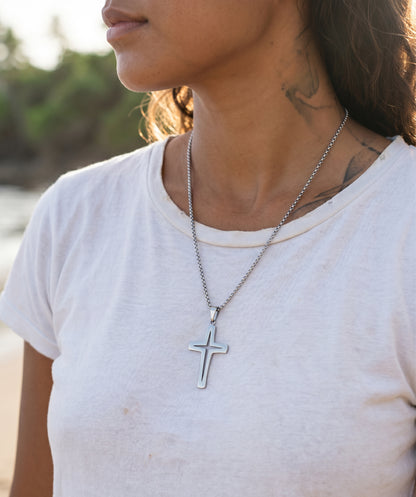 Spanish Point Cross Necklace