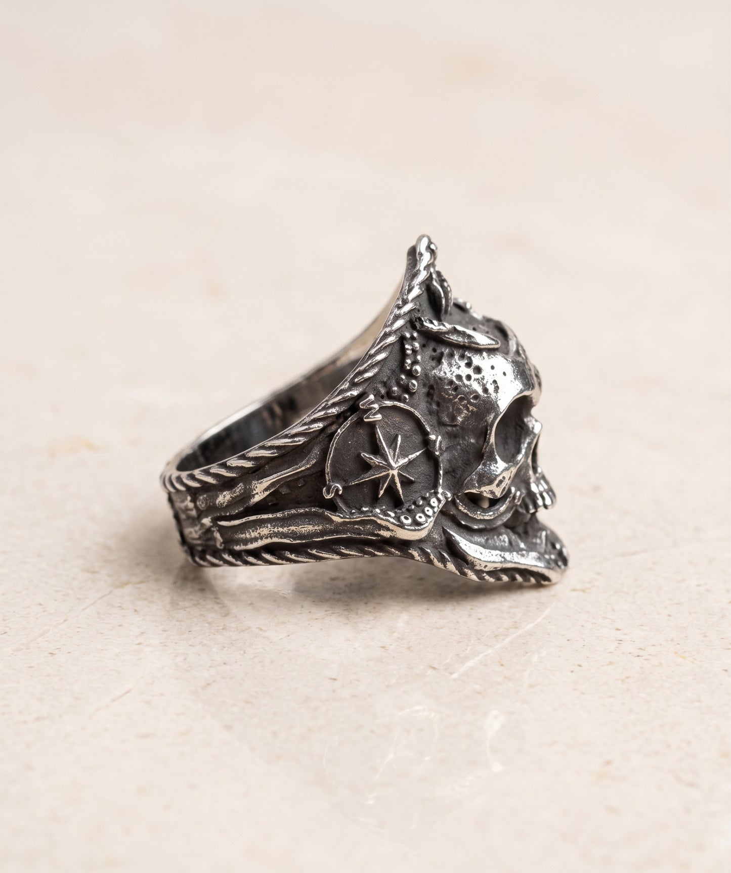 Gas Chambers Skull Ring