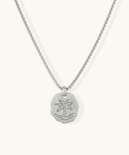 Honolua Bay Palm Necklace SS