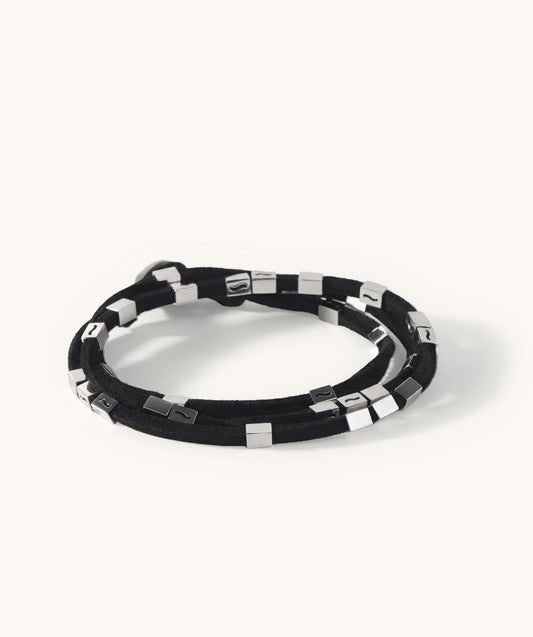 Mavericks Wrap Around Leather Bracelet