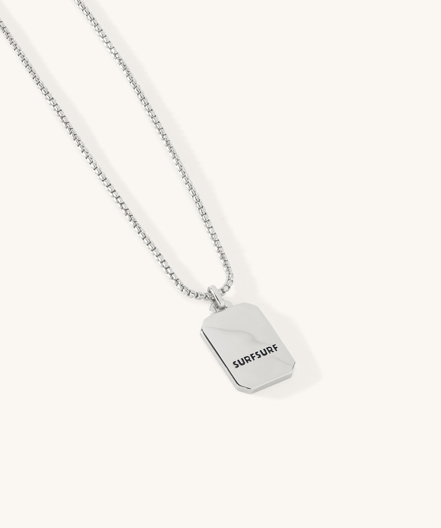 Gold Coast Dog Tag Necklace SS