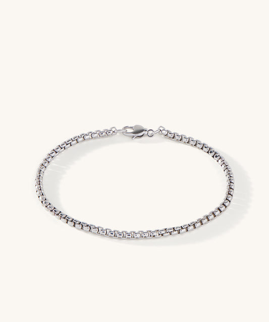 Superbank Box Chain Bracelet, 2.9mm