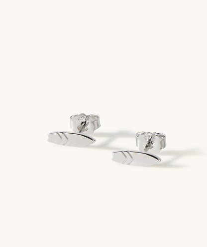 Waxed Stud Earrings