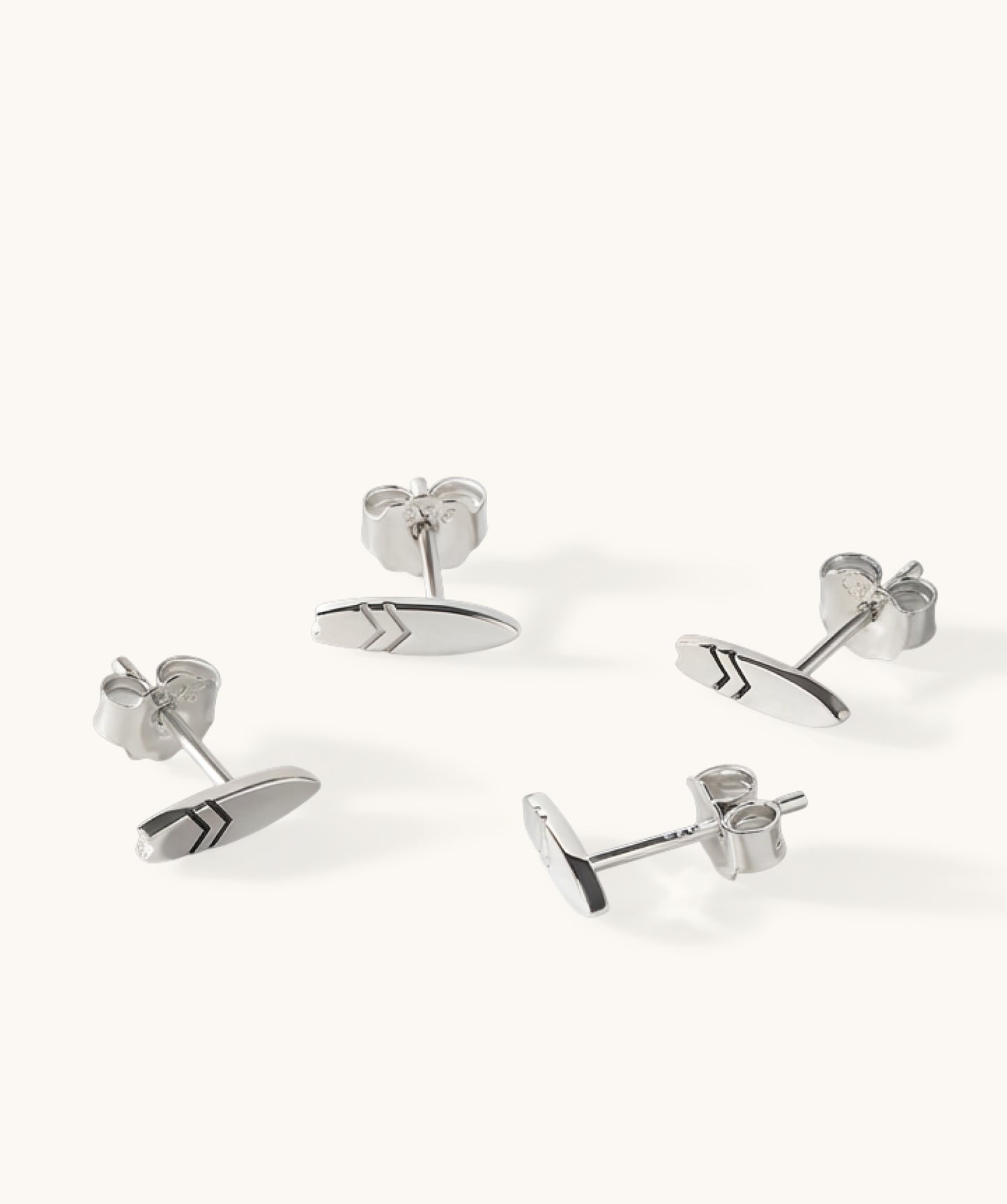 Waxed Stud Earrings SS